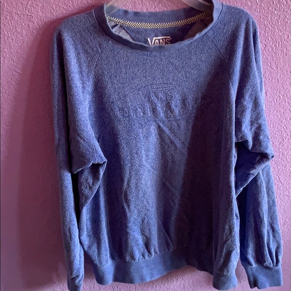 vans blue sweatshirt